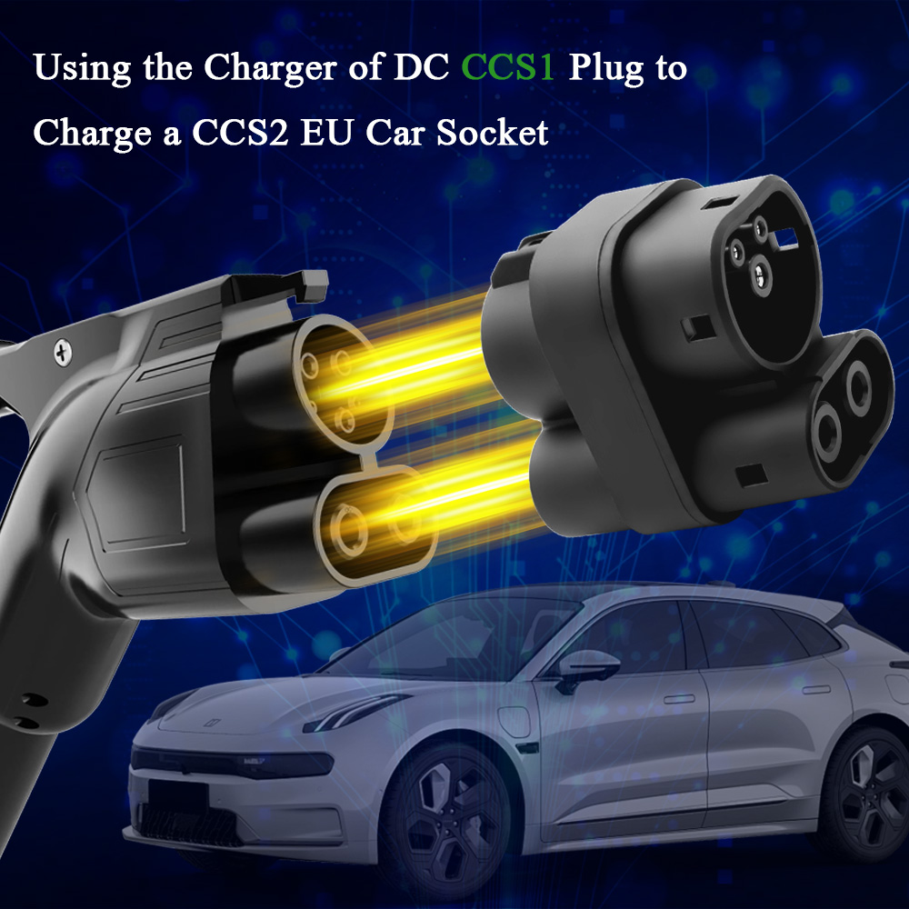 Kolanky CCS1 to CCS2 EV DC 100 - đánh giá và giá Ccs2 To Ccs1 Fast Charge Adapter 250Kw